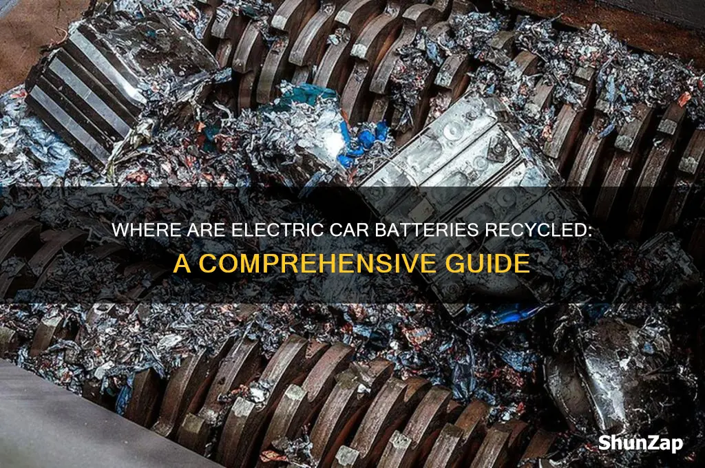 where are electric car batteries recycled