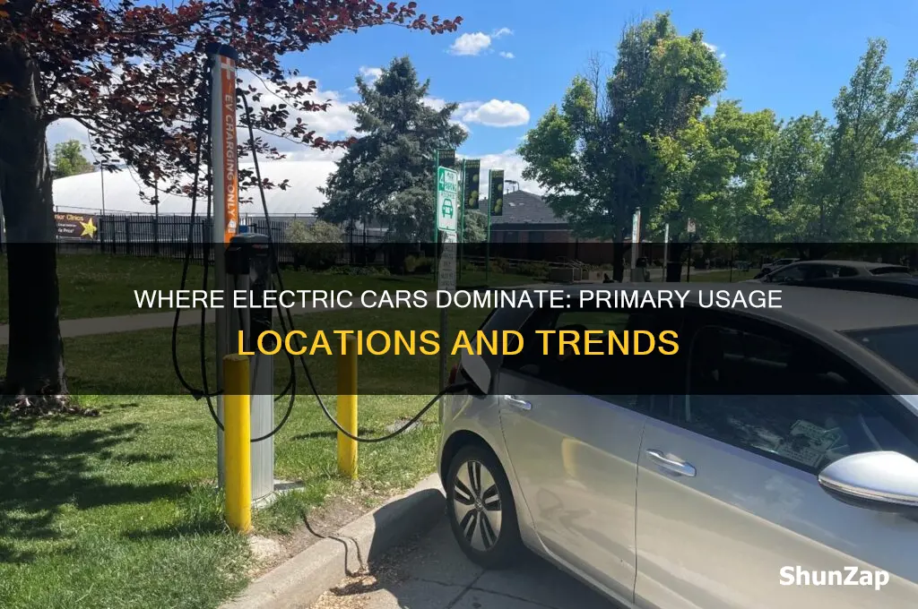 where are electric cars primarily used