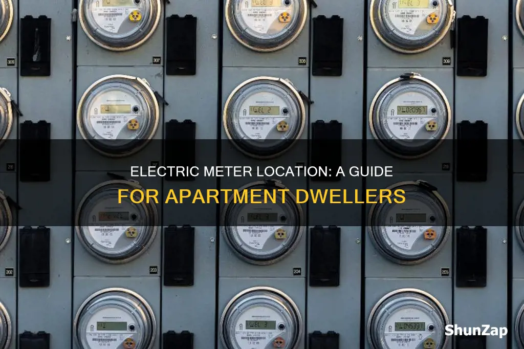where are electric meters located in apartments