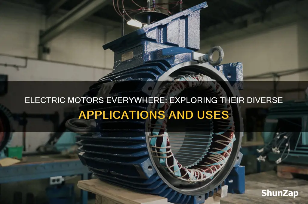 where are electric motor used