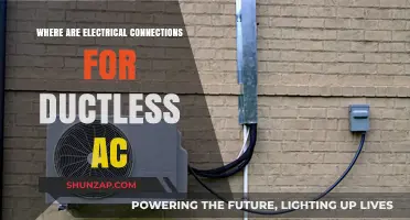 Ductless AC Electrical Connections: Where Are They?