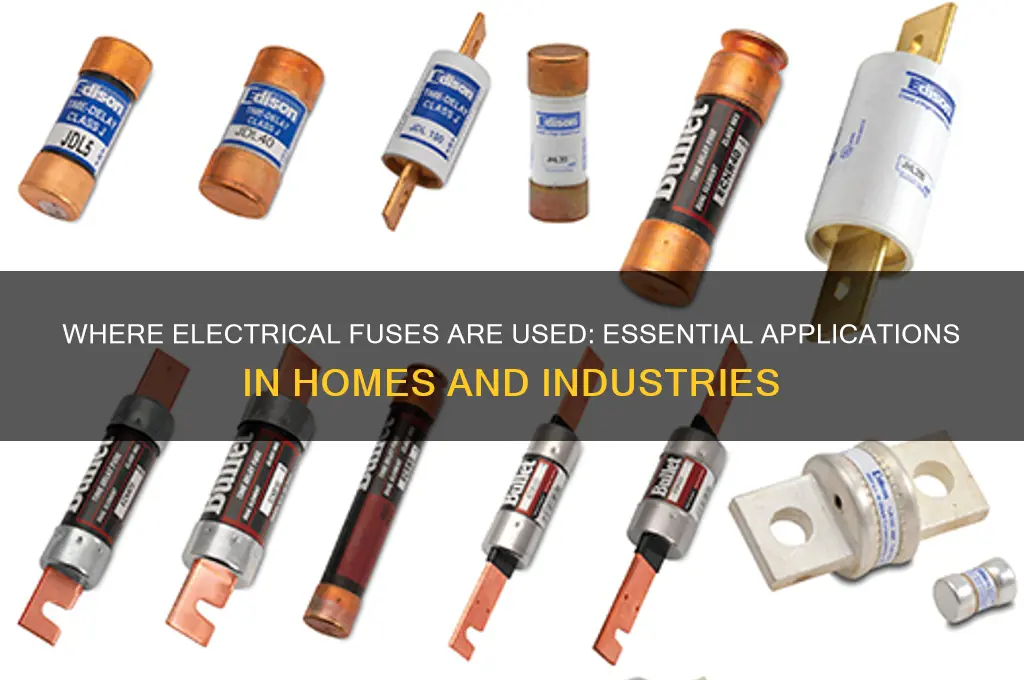 where are electrical fuses used