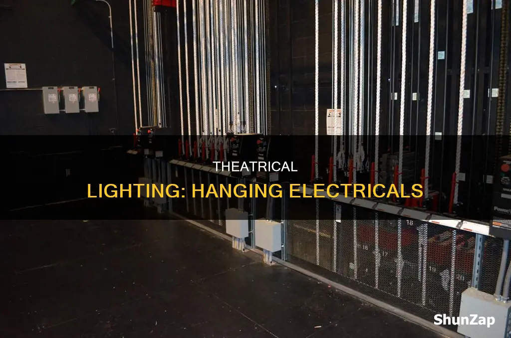 where are electrical hung from in theatre