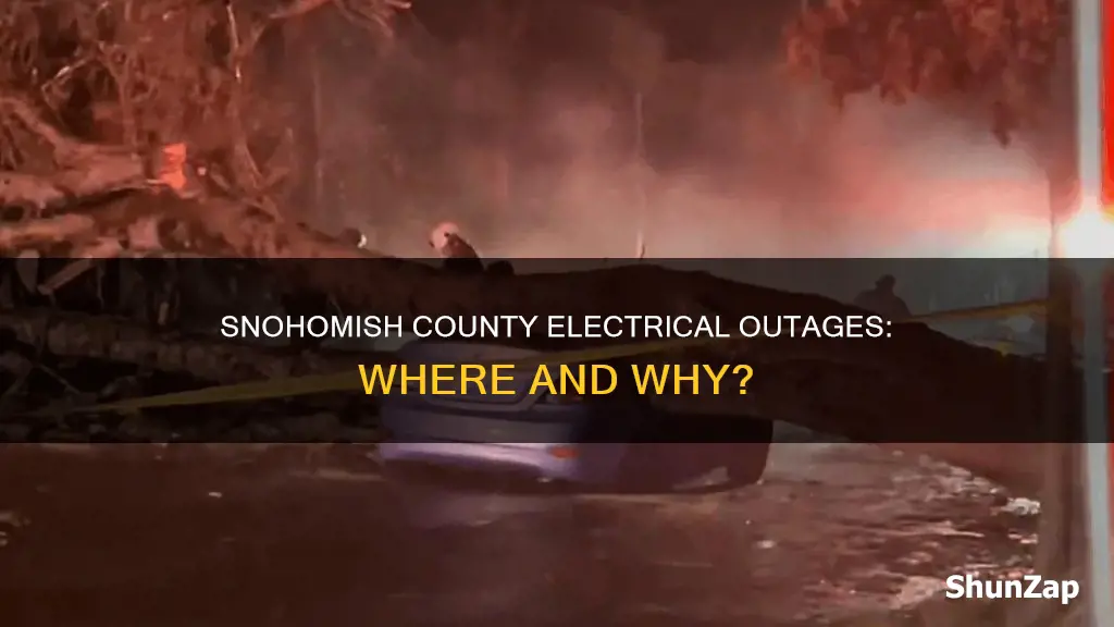 where are electrical outages in snohomish county