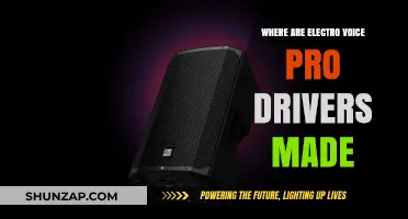 Electro-Voice Pro Drivers: Where Are They Manufactured?