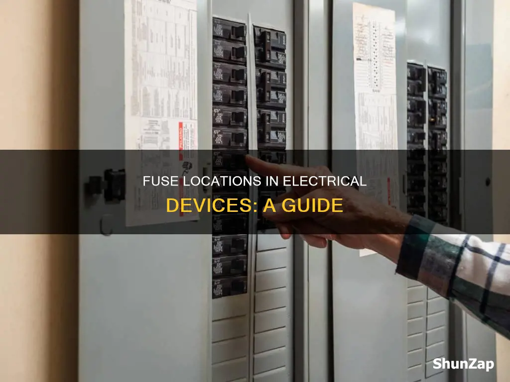 where are fuses found in electrical items
