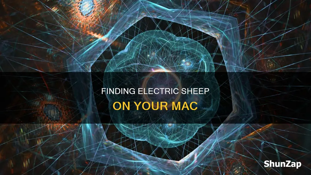 where are my electric sheep on mac
