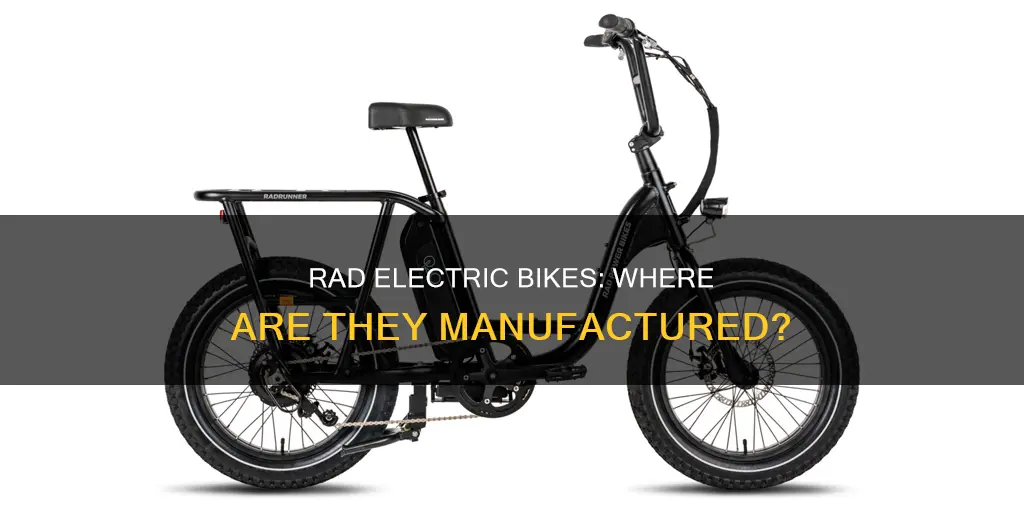 where are rad electric bikes made