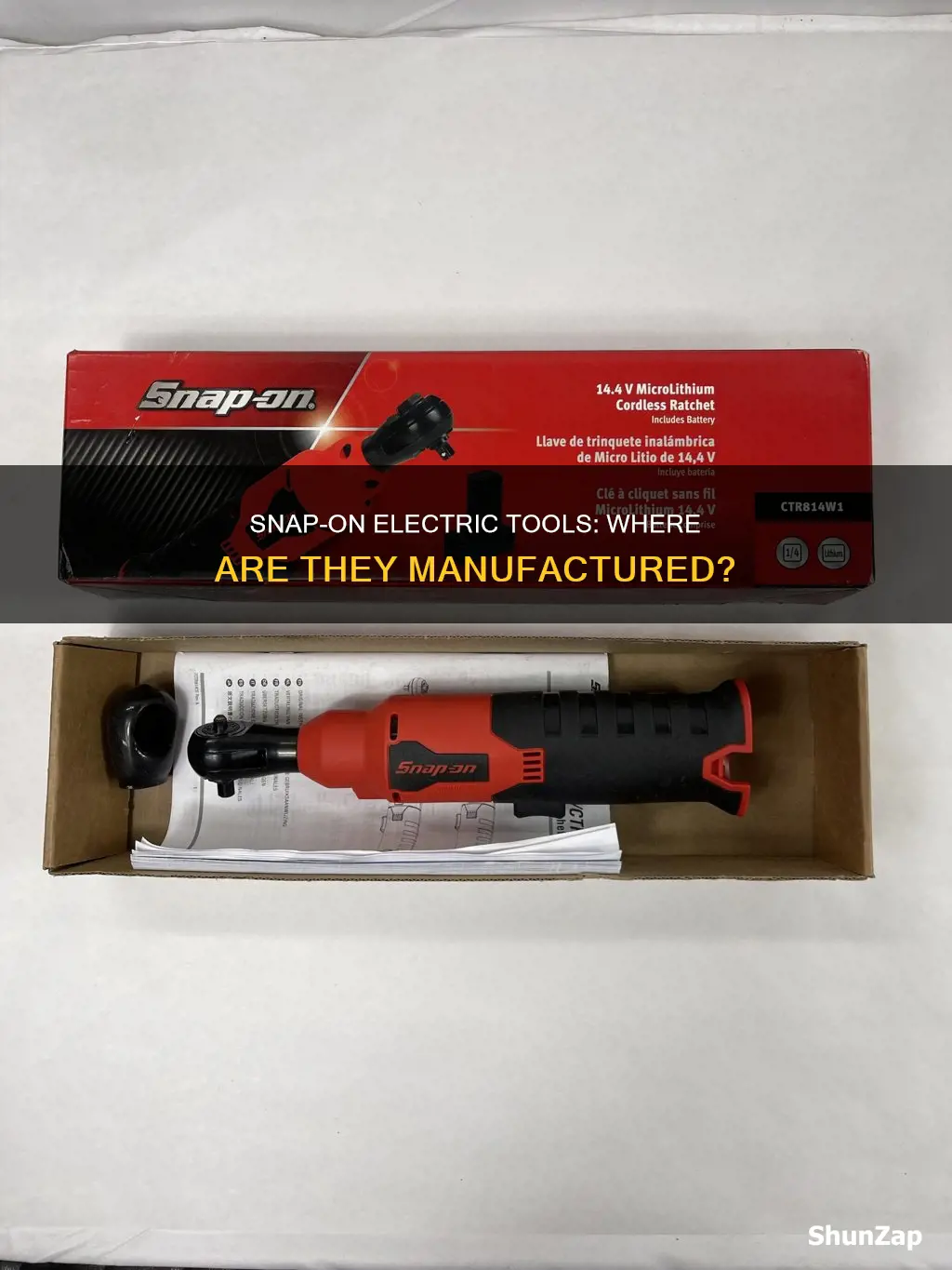where are snap on electric tools made