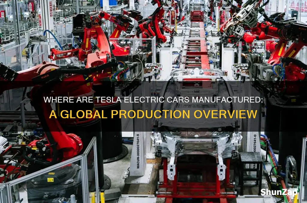 where are tesla electric cars made