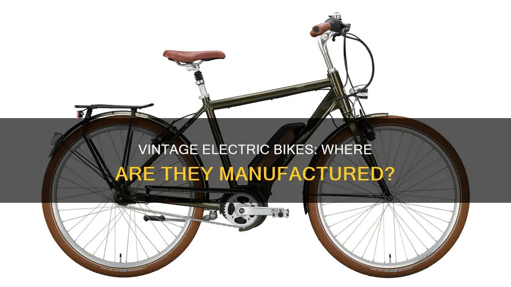 where are vintage electric bikes made