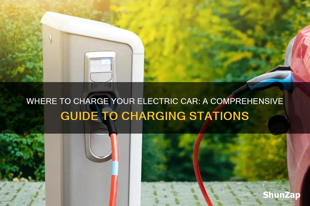 where can electric cars be charged