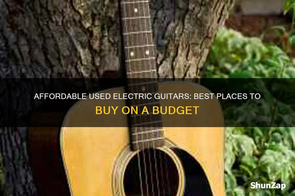 where can i buy a cheap used electric guitar