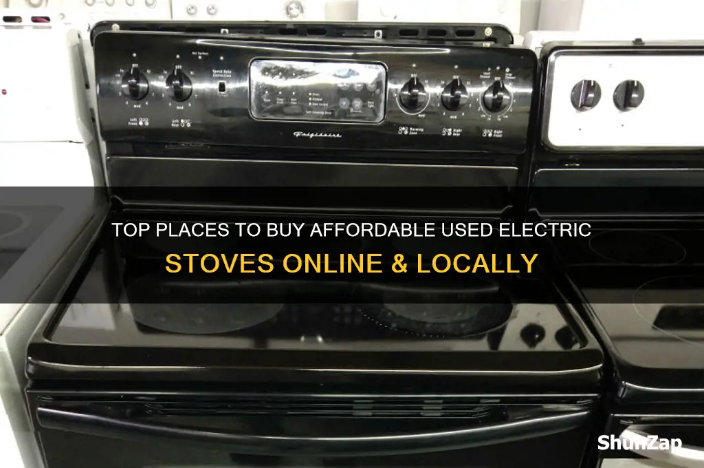 where can i buy a used electric stove
