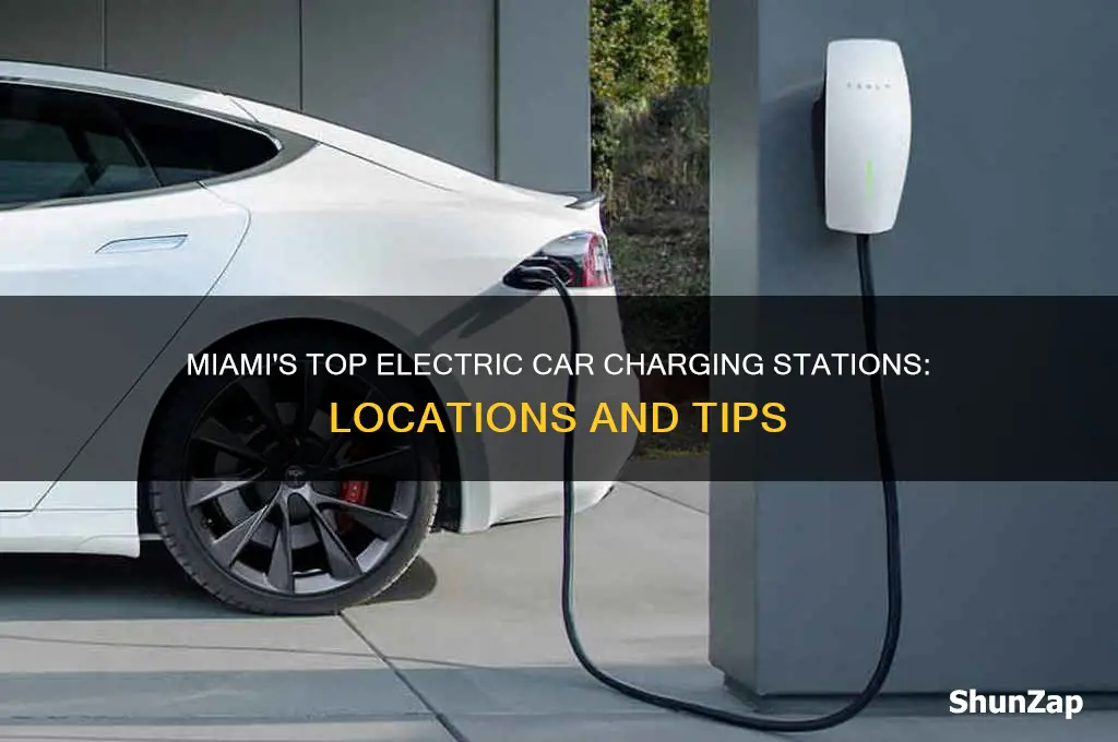 where can i charge an electric car in miami