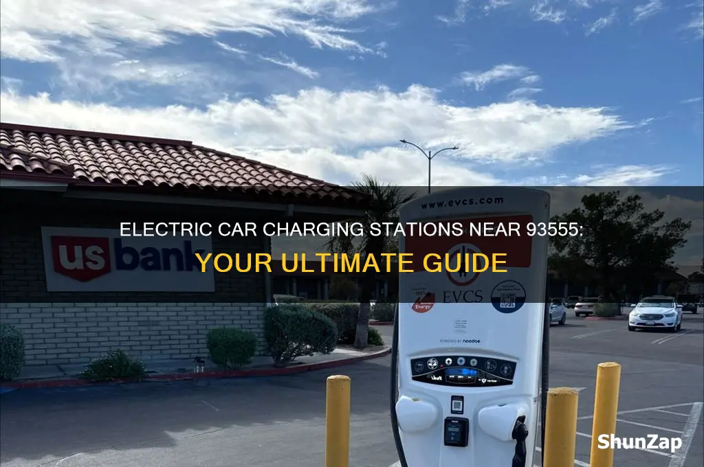 where can i charge my electric car 93555
