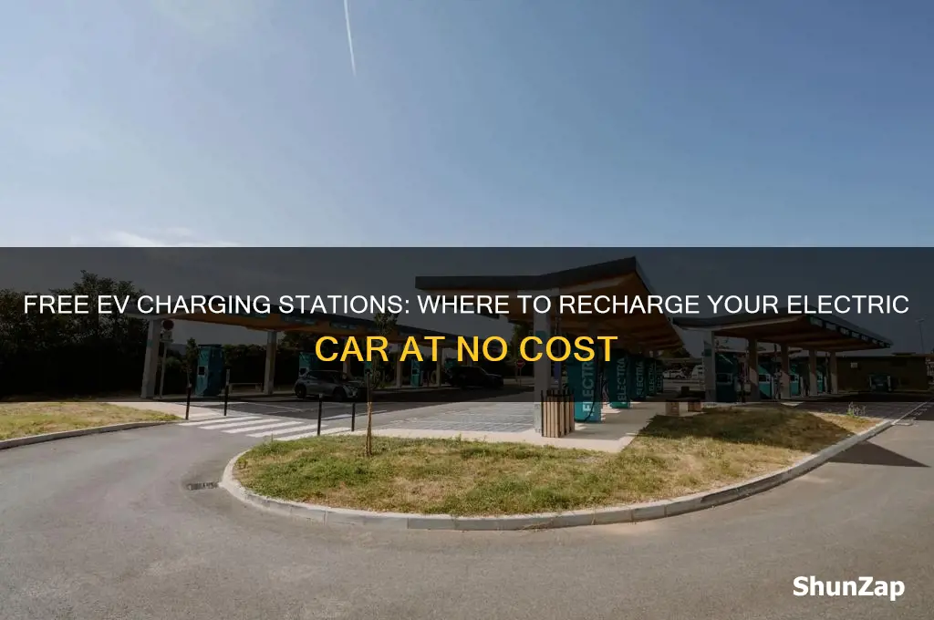 where can i charge my electric car for free