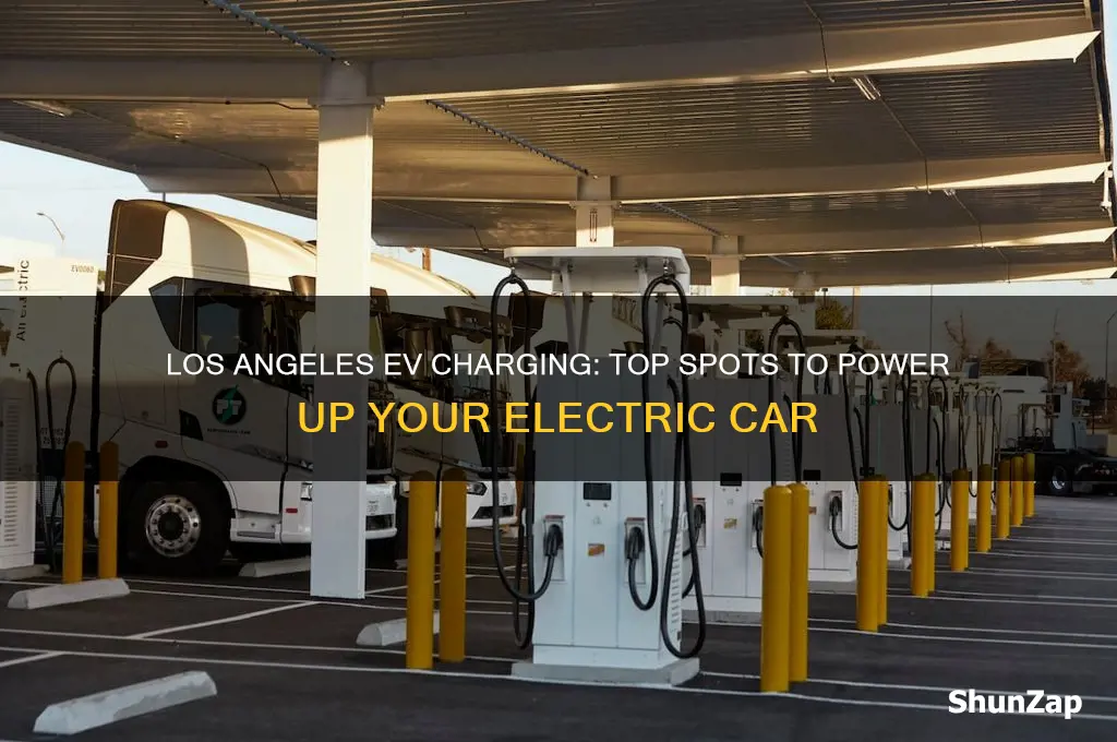 where can i charge my electric car in los angeles