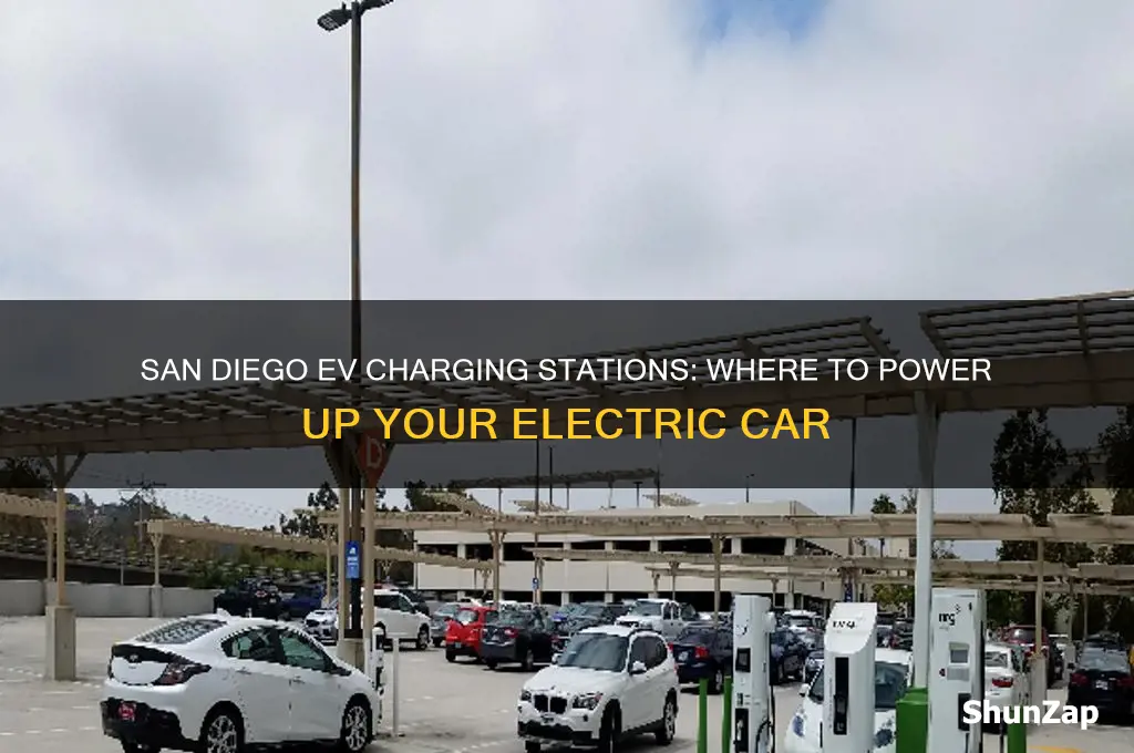 where can i charge my electric car in san diego