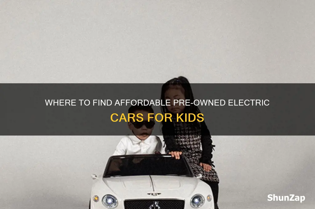 where can i get kids electric used cars
