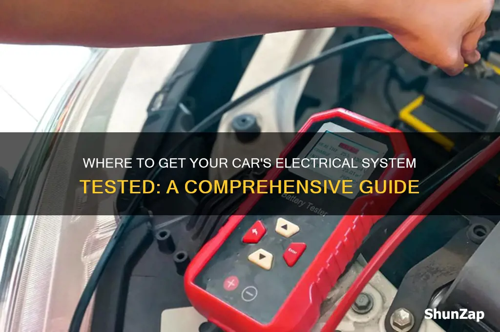 where can i get my cars electrical tested