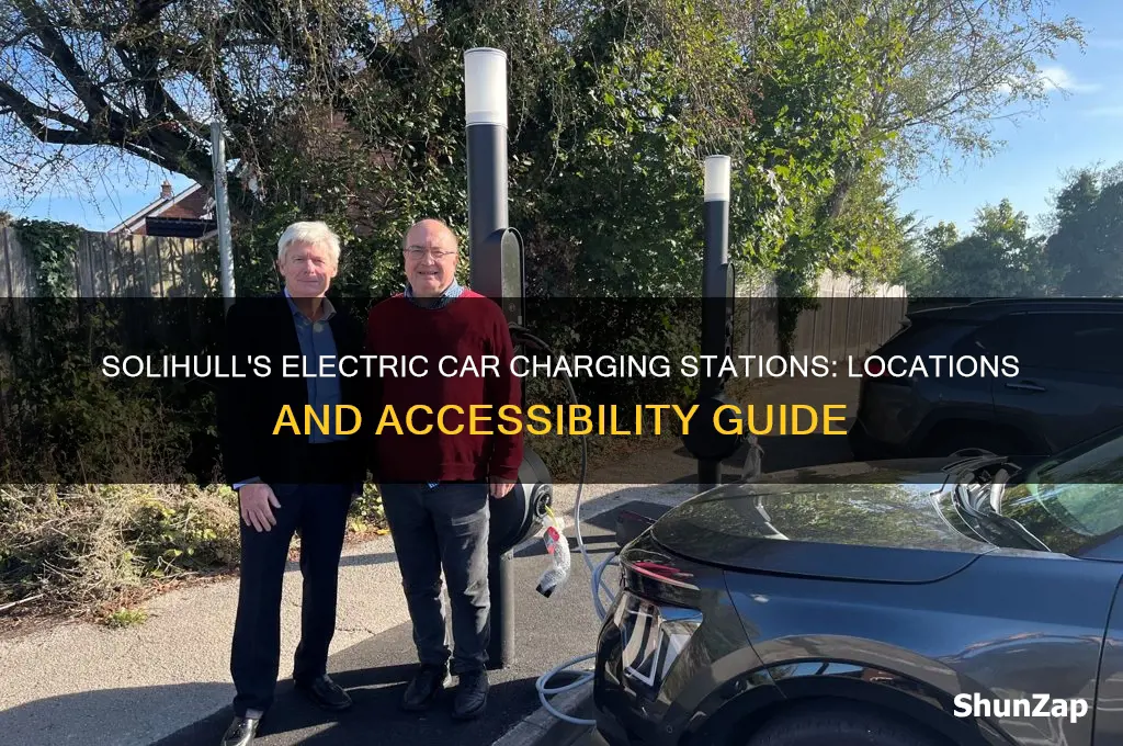 where can you charge electric cars in solihull