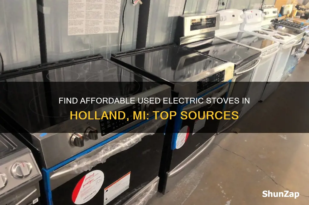 where can you get used electric stoves in holland mi