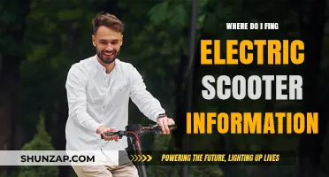 Electric Scooter Info: Where to Find It