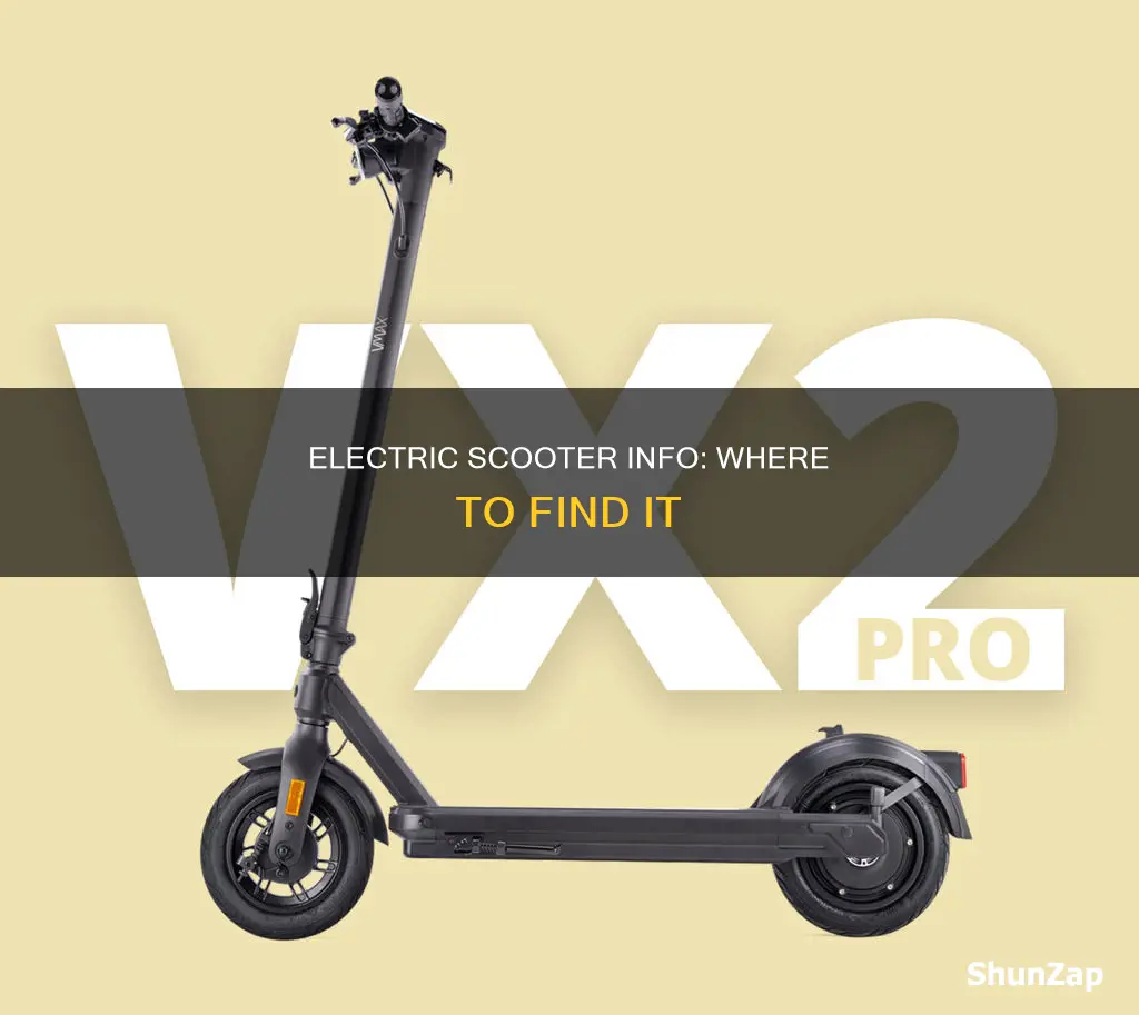 where do i fing electric scooter information