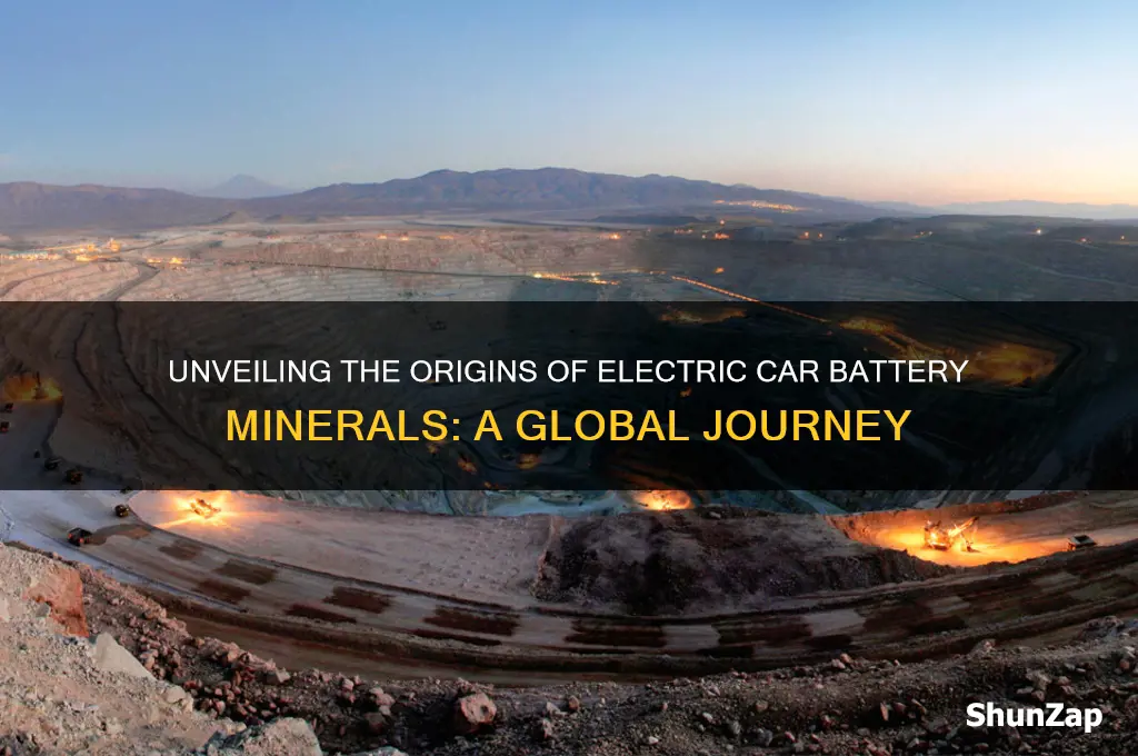 where do the minerals come from for electric car batteries