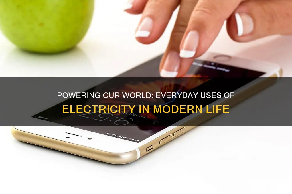 where do we use electricity