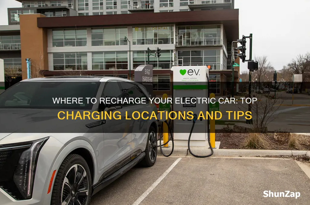 where do you re charge your electric car