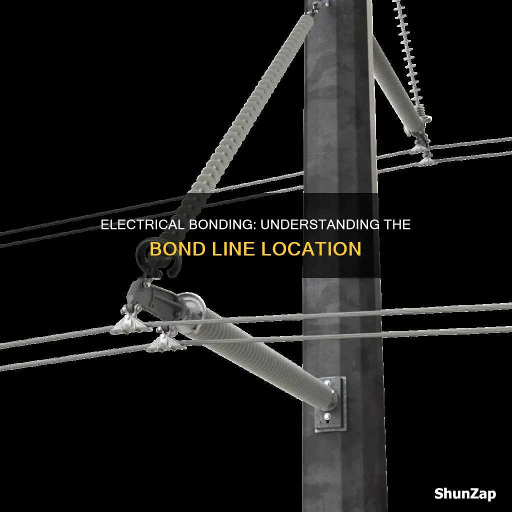 where does a bond line go electrical