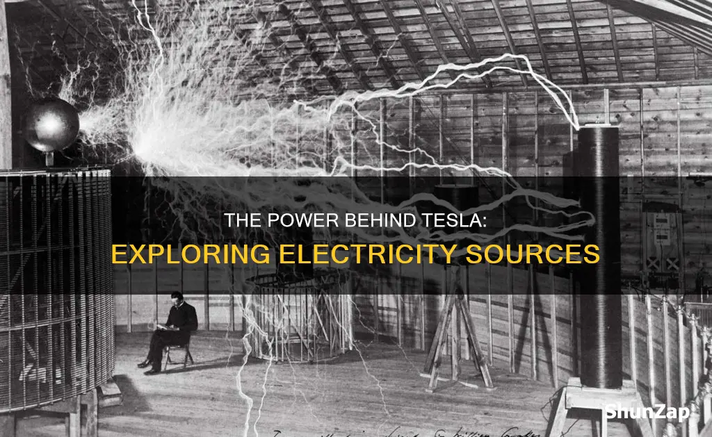 where does electricity for tesla come from