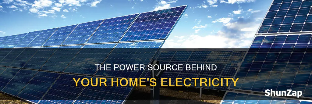 where does electricity in homes come from