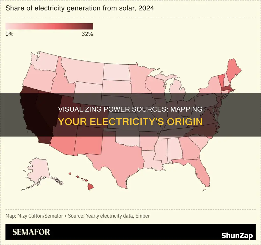 where does my electricity come from map