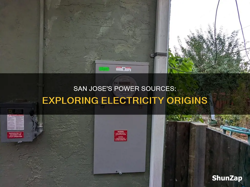 where does san jose electricity come from
