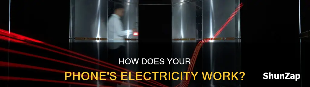 where does the electricity in phones go