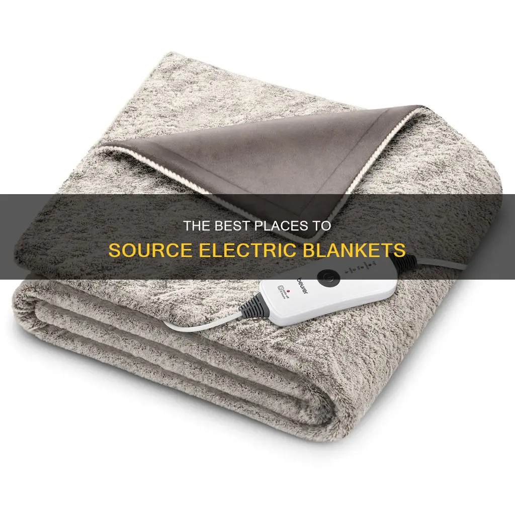 where i go to find electric blankets