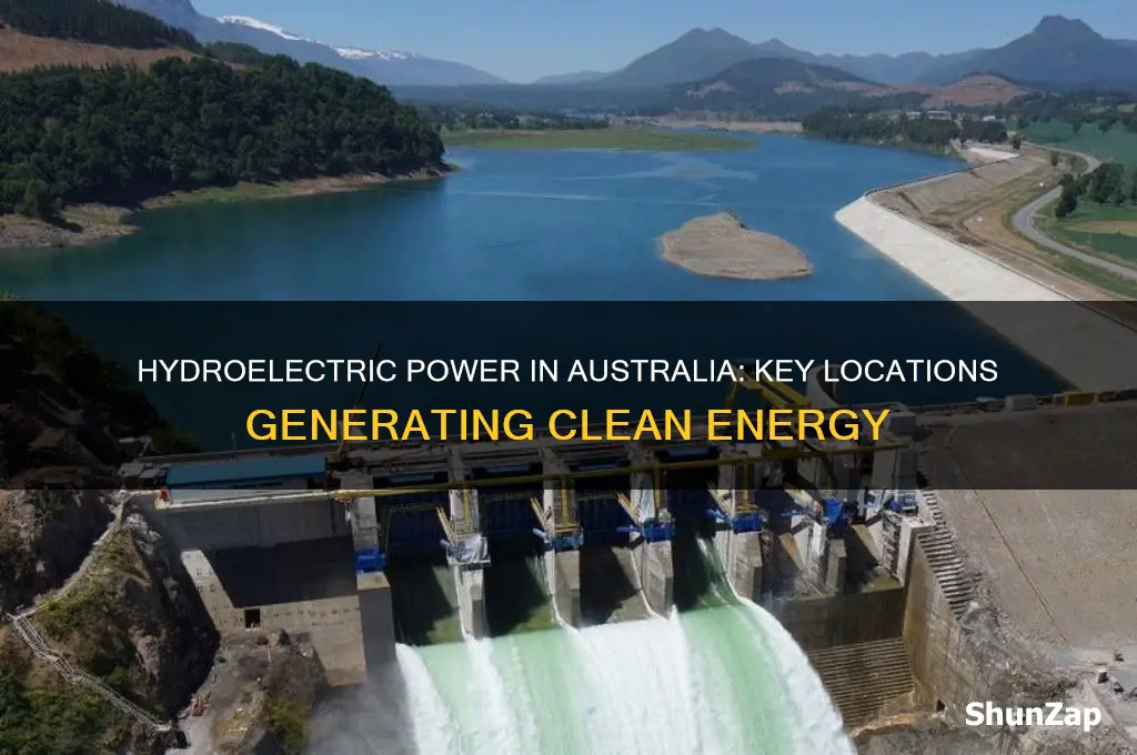 where in australia is hydroelectricity used to generate electricity