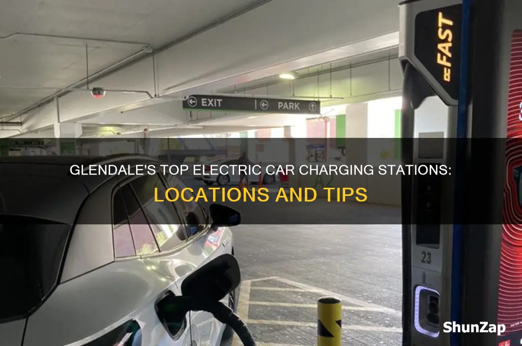 where in glendale to charge electric car