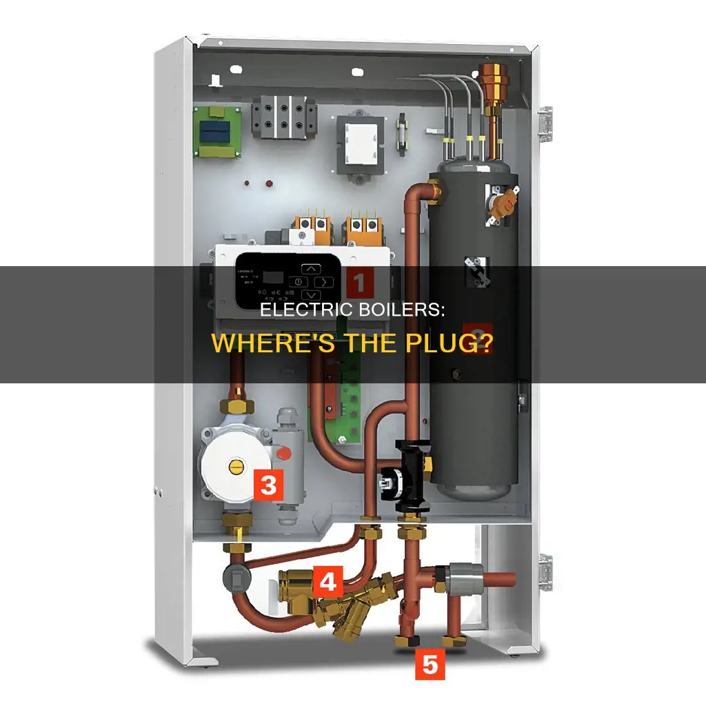 where is an electric boiler plugged in