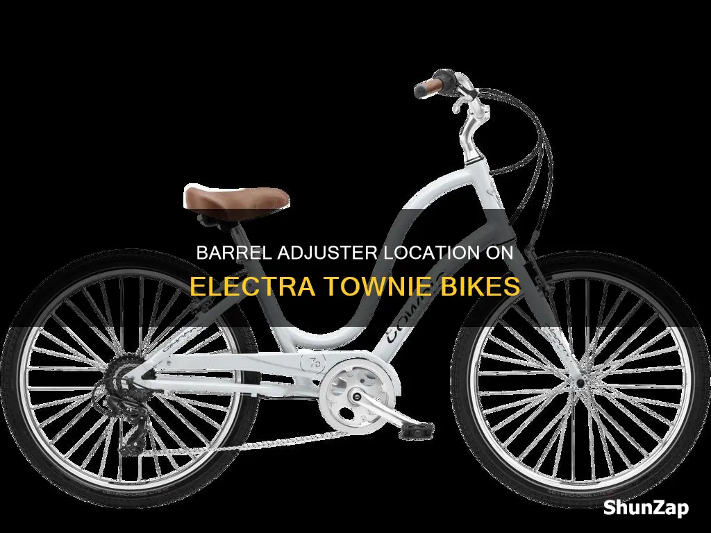 where is barrel adjuster on electra townie
