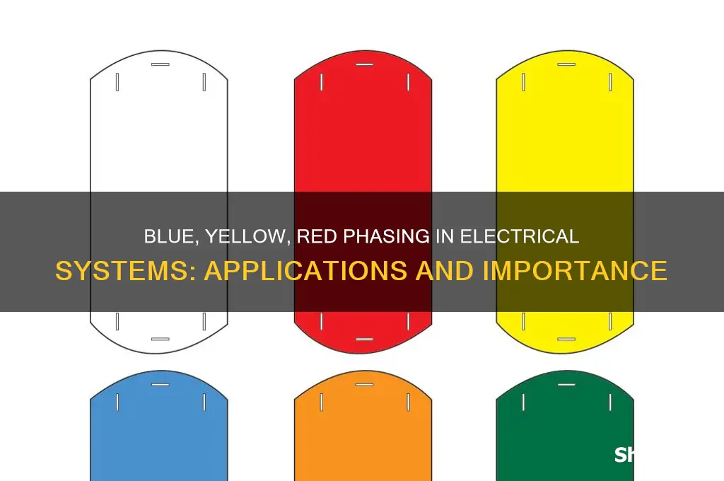 where is blue yellow red phasing used in electrical