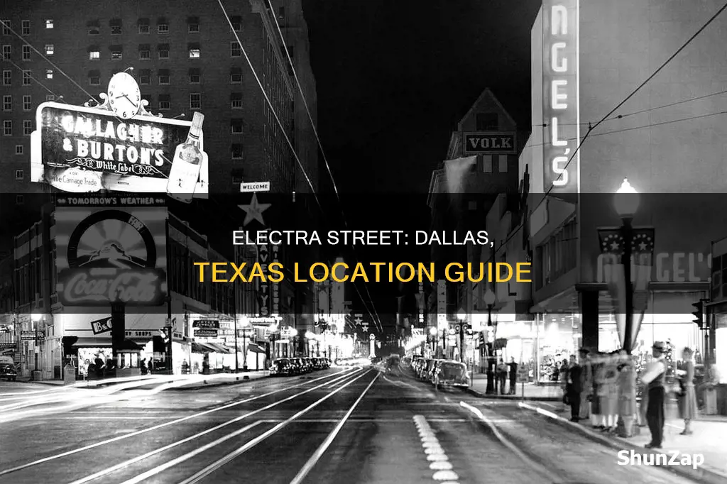 where is electra street in dallas tx