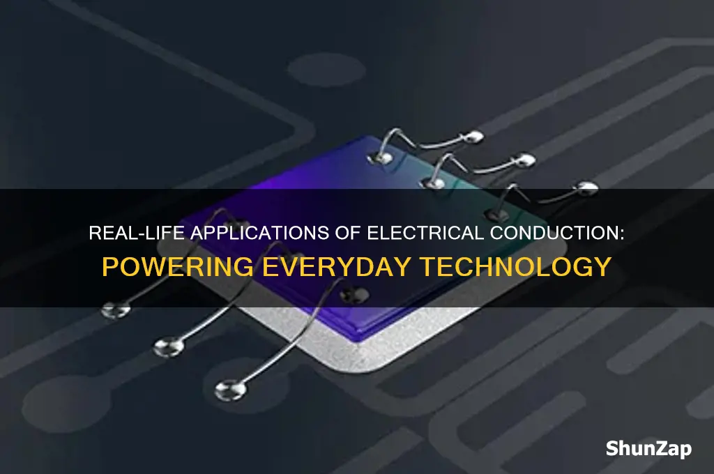 where is electrical conduction used in real life