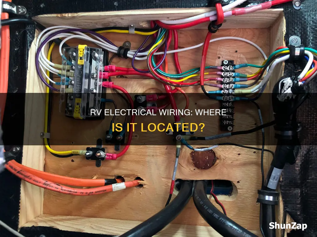 where is electrical wiring located on rv