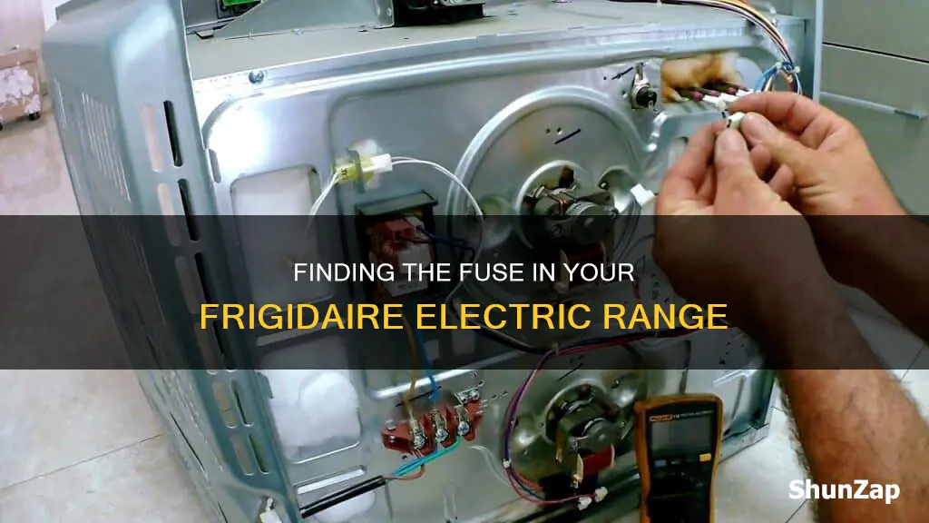 where is fuse in frigidaire electric range