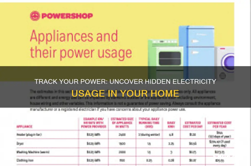 where is my electricity being used