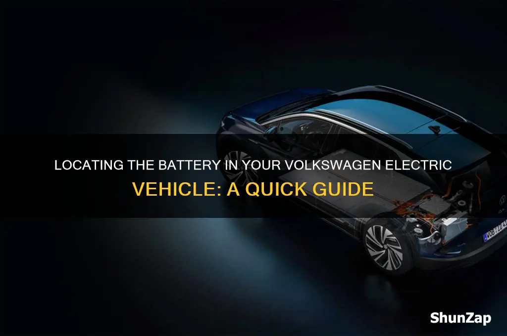 where is the battery located in volkswagen electric car